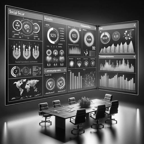 KPI Dashboard Tracking Vision Realization Office