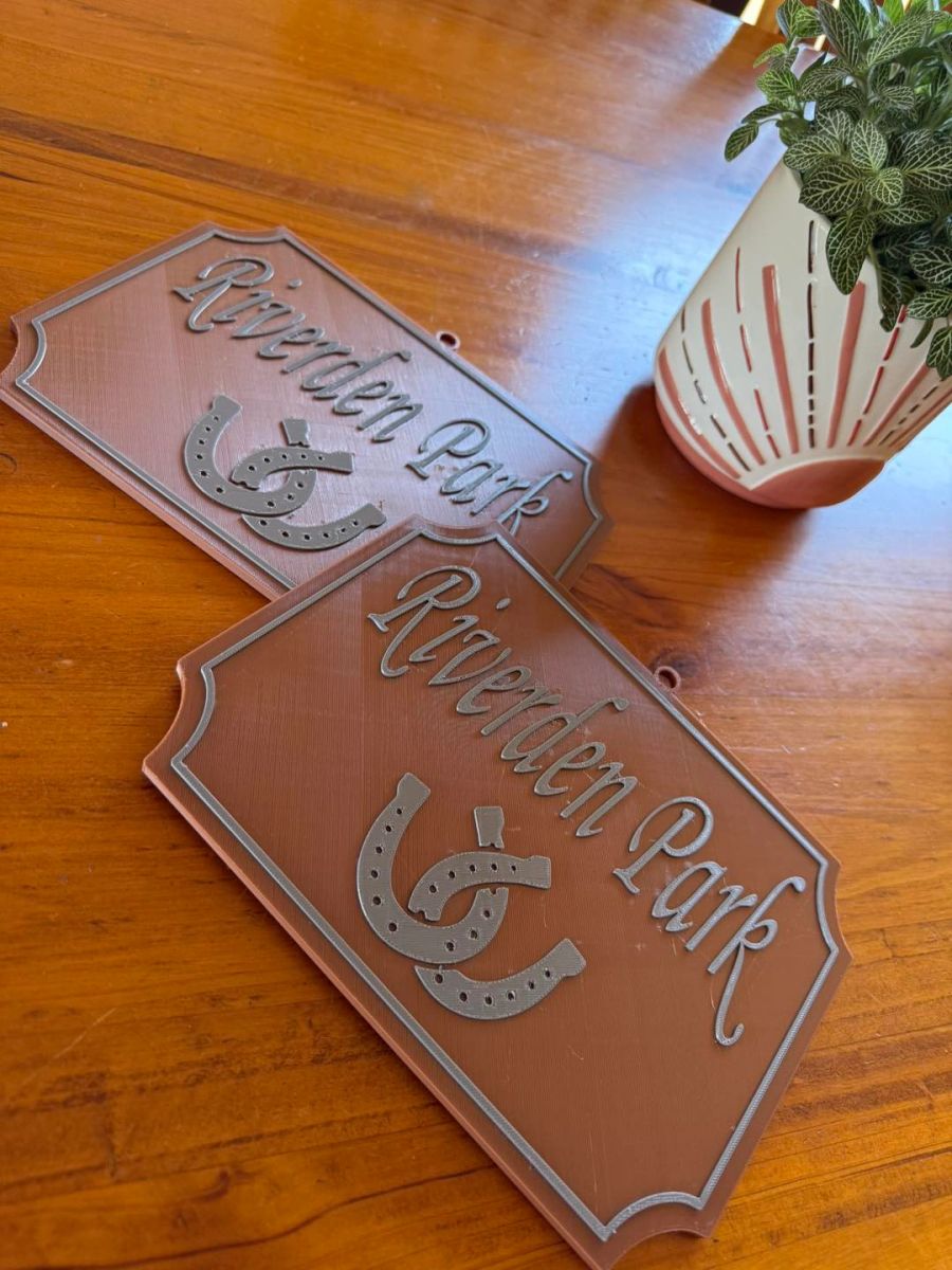 Stable Sign Racing Field OUTDOOR -Stable Signs