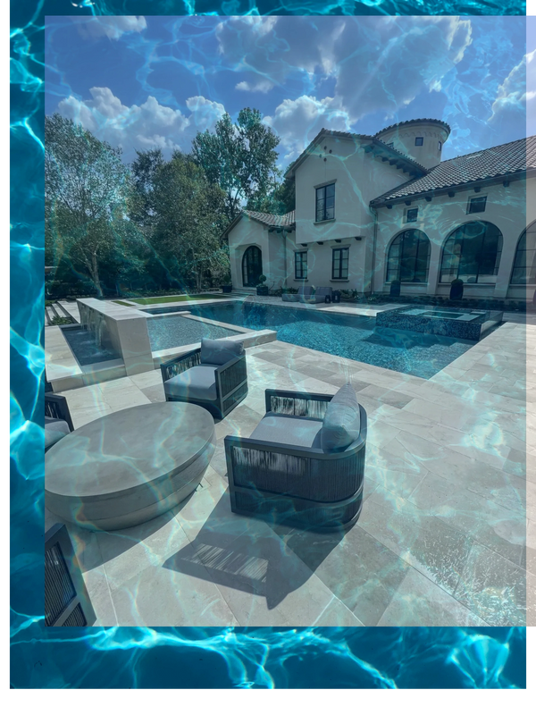 Swimming pools in every size and shape. Luxury pool features.