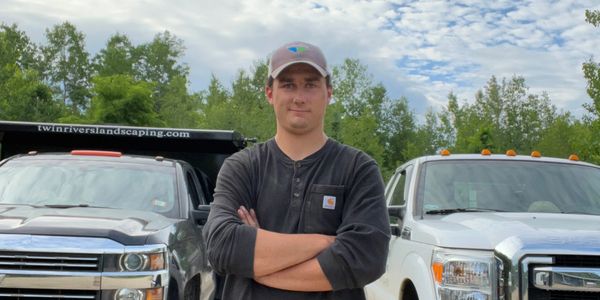 Picture of Will Johnstone, owner of Twin Rivers Landscaping.