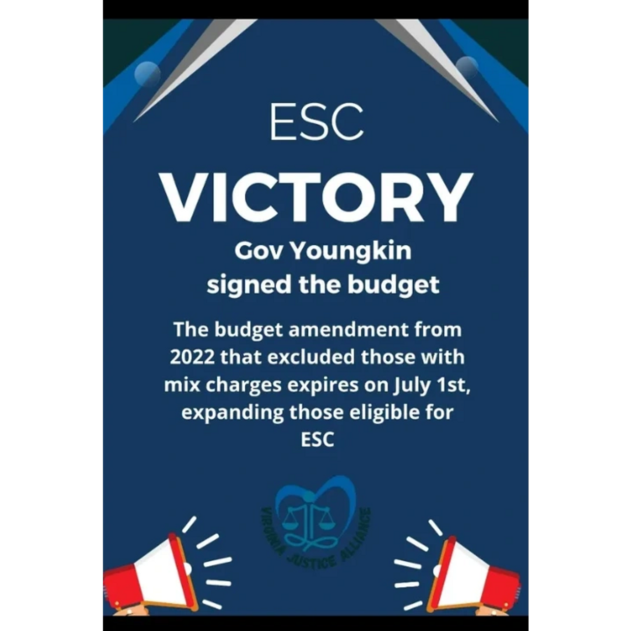 Earned Sentence Credits Victory 2024