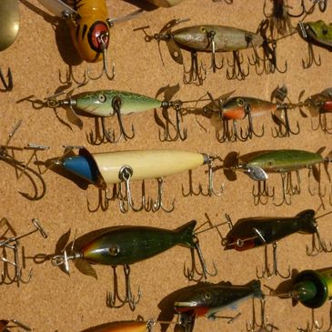Antique Fly Fishing Lures, SAFE Collecting Supplies