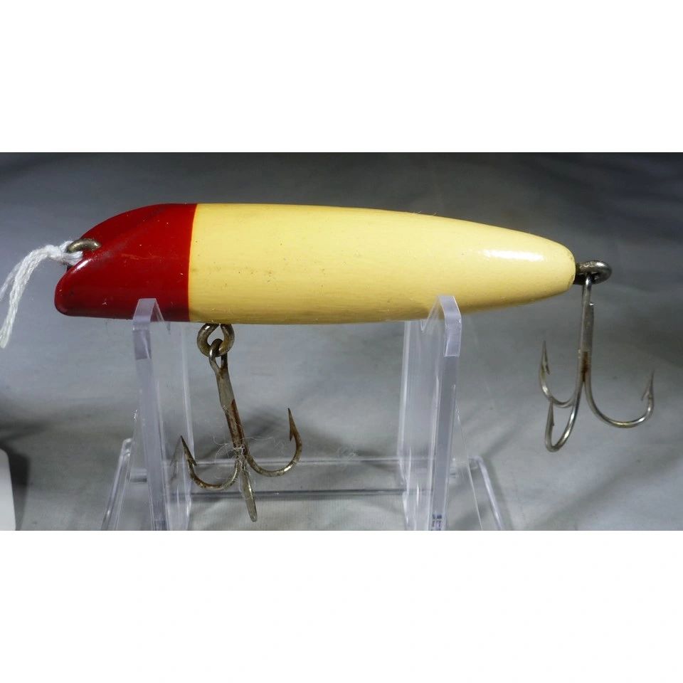 Heddon High Forehead, Brass Hardware, circa-1905, 101 Underwater Minnow in  Correct Box