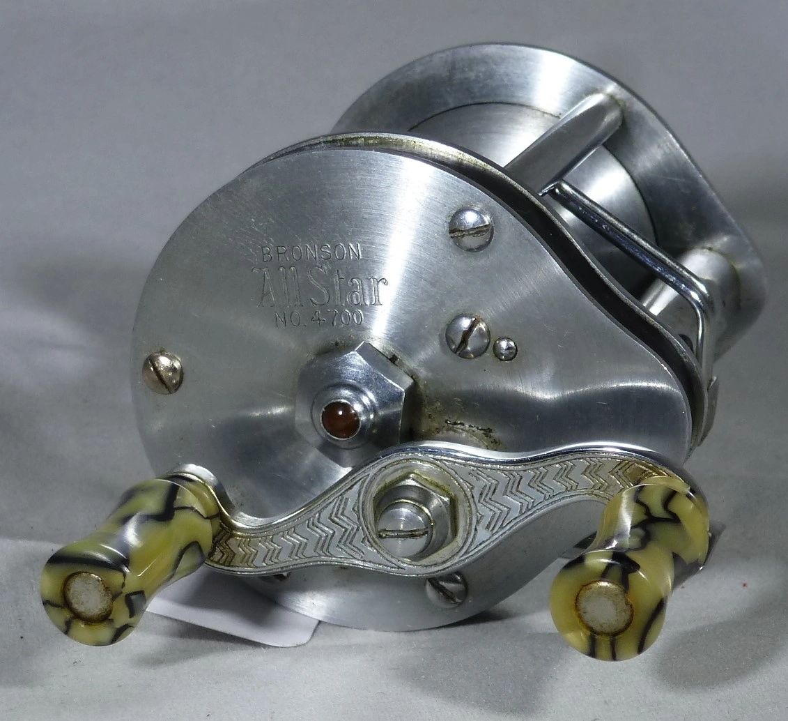 Mulinello Da Pesca Vintage Bronson J.A. Coxe 1315L - 150 Yard, Prodotto Negli USA