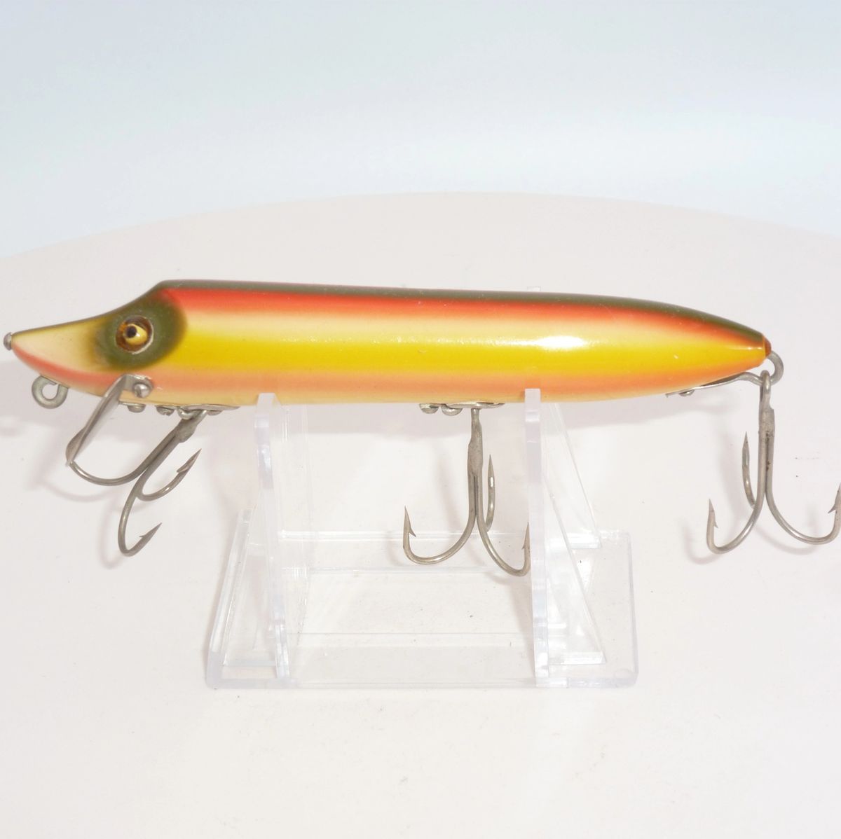 Antique Heddon Vamp fishing lure Rainbow L-RIG 7501 Excellent