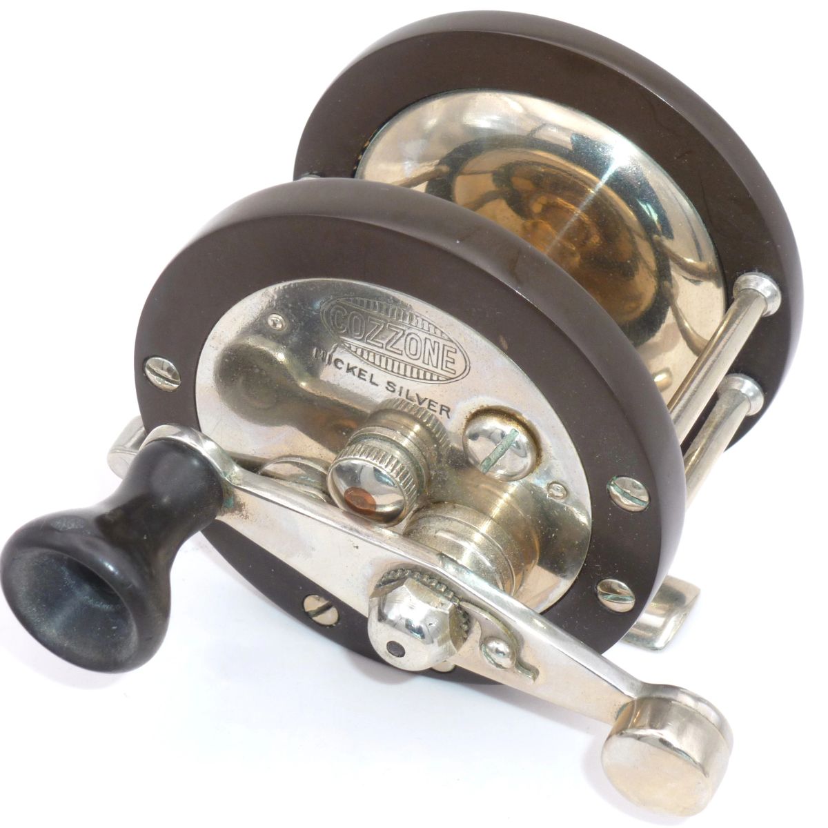 Exceptional & Scarce Cozzone 100 Yard Free Spool Rubber Surf Casting Reel