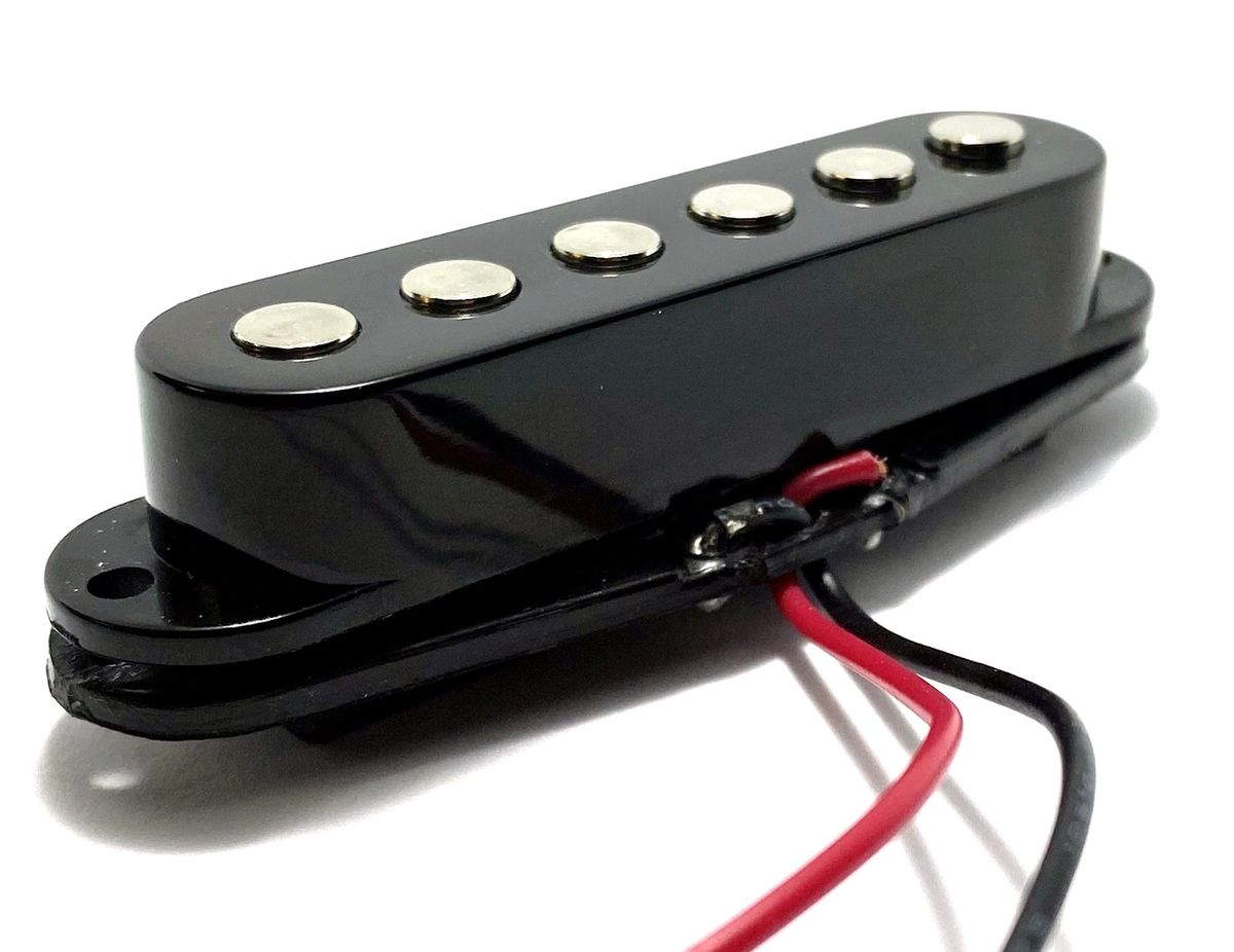 Phat Strat Passive Single Coil Bridge Pickup, Phat 6.5mm Pole Pickup
