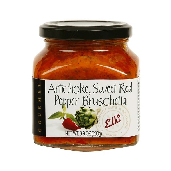 Artichoke, Sweet Red Pepper Bruschetta
