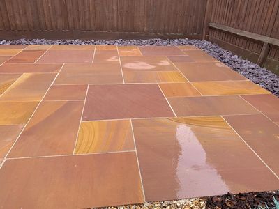 We specialise in natural stone paving but can lay any slab you choose to create your perfect patio!