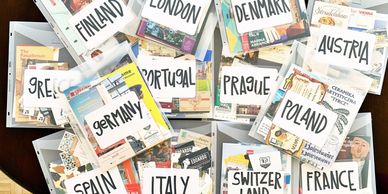 Becky Higgins' Project Life envelope pages are the best way to organize maps, tickets, and cards!