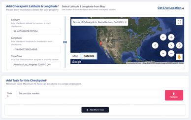 Create checkpoint page from our product.