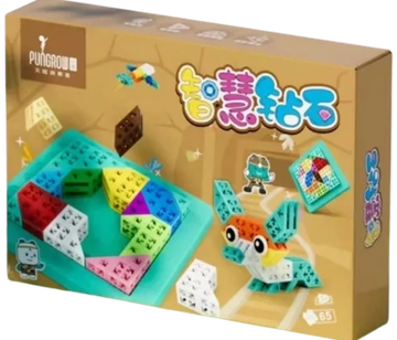 Colorful interlocking block toy set by Pungrow for creative building.