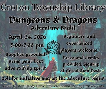 Lone adventurer entering maze. event information