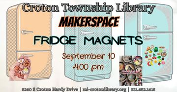 refrigerators with handmade multimedia magnet examples. event information