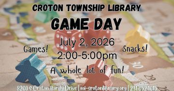 game board. Event information.