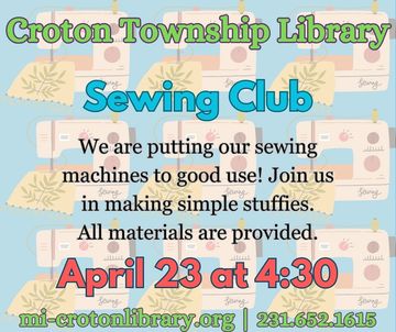 Sewing machines on blue background. event information