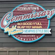 The Commissary sign in Germantown, TN by Balton Sign Company.