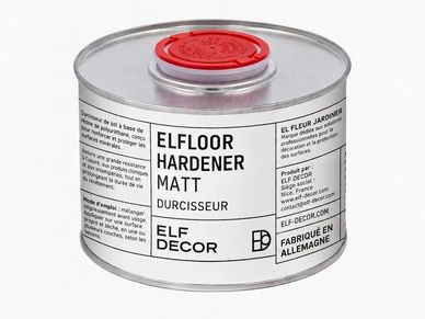 Durcisseur mat Elfloor pour décoration.