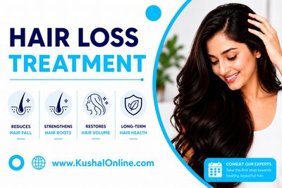 Homeopathy Treatment for Hair Loss and Alopecia at Kushal Online