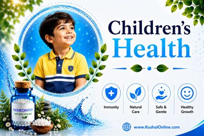 Homeopathy Treatment for Children’s Health problems at Kushal Online