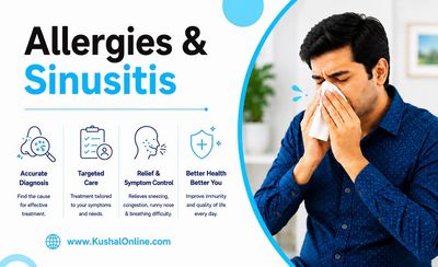 Homeopathy Treatment for Allergies and Sinusitis at Kushal Online