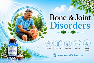Homeopathy Treatment for Bone & Joint Disorders at Kushal Online