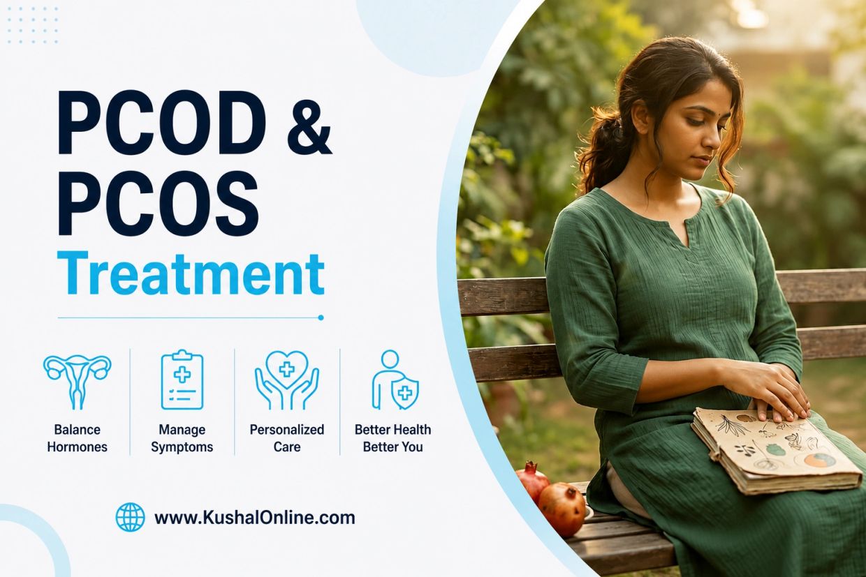 Homeopathy Treatment for PCOD and PCOS at Kushal Online and Kushal Homeo Care