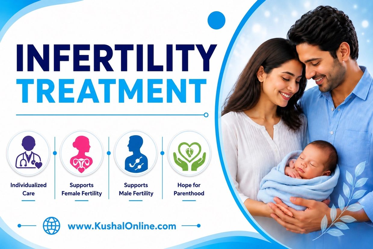 Homeopathy Treatment for Infertility at Kushal Online and Kushal Homeo Care