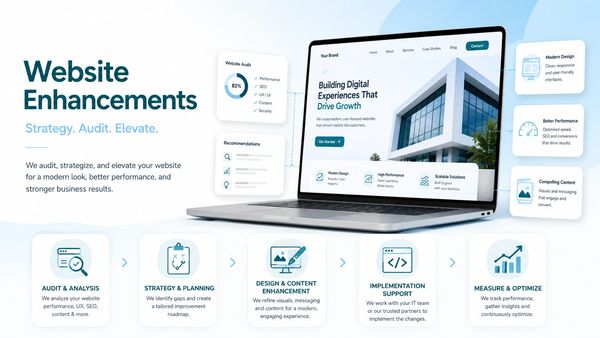 WEBSITE IMPROVEMENTS/ENHANCEMENTS
