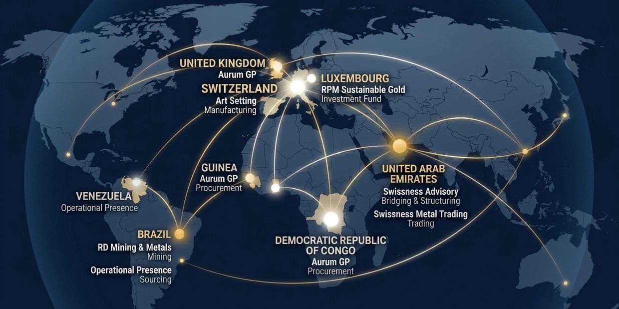 Global mining and metals network with key operations across multiple continents.