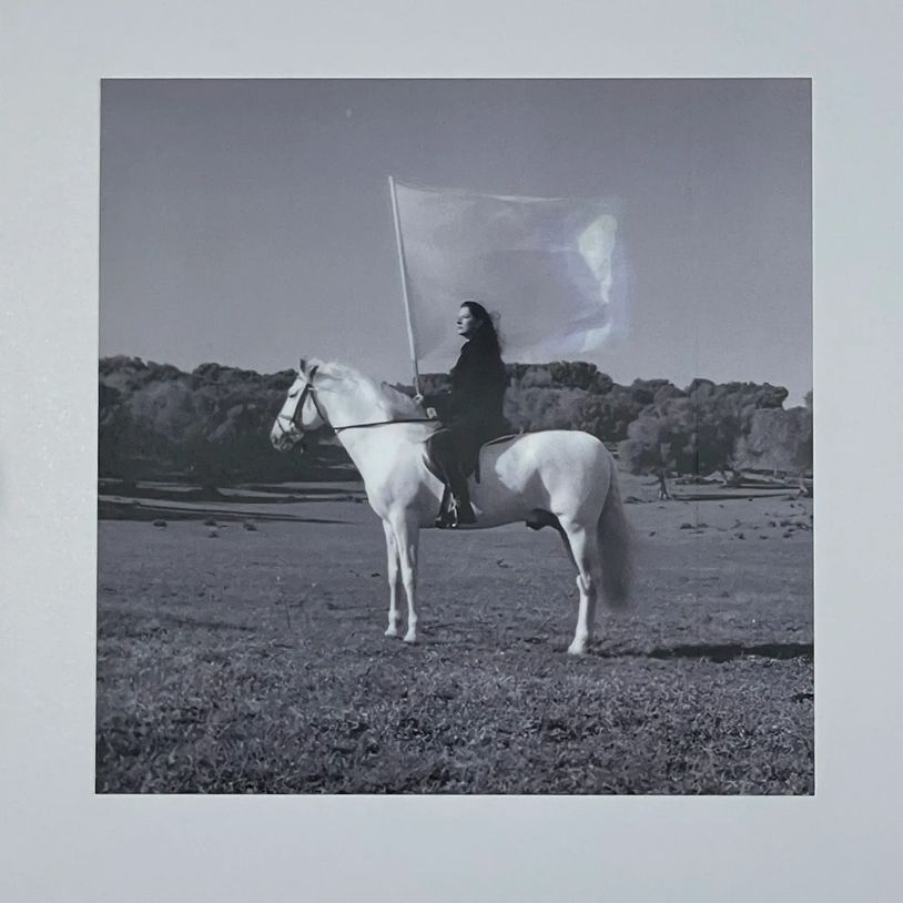 Lenticular print by artist Marina Abramovic