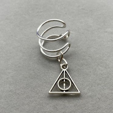 Silver Triangle (Harry Potter) Ear Cuff