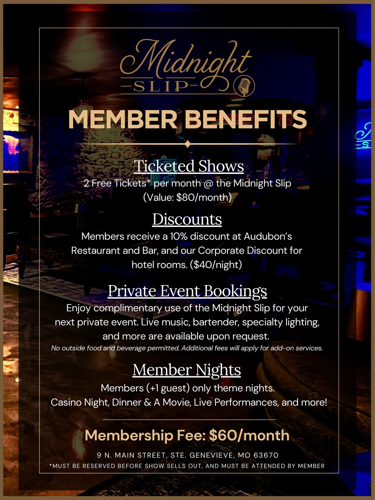 2026 Membership Benefits & Pricing