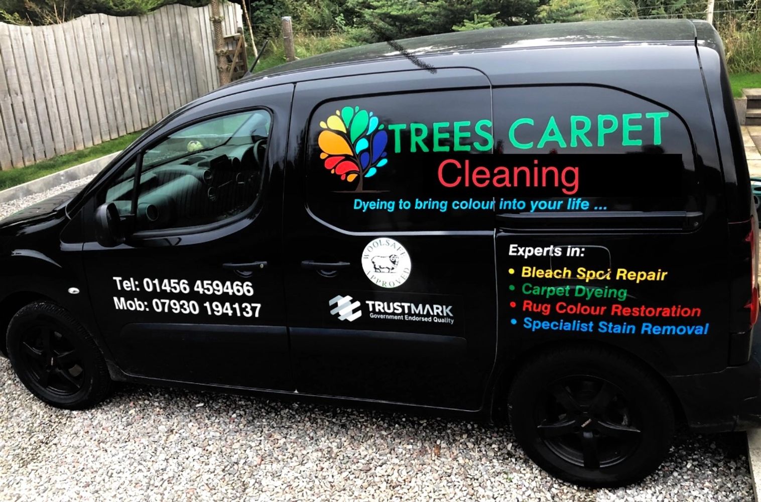 Trees carpet cleaning business van carpet cleaners Inverness and surrounding area 