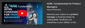 Maximize your impact as a product manager or business leader by adding AI/ML to your skillset.