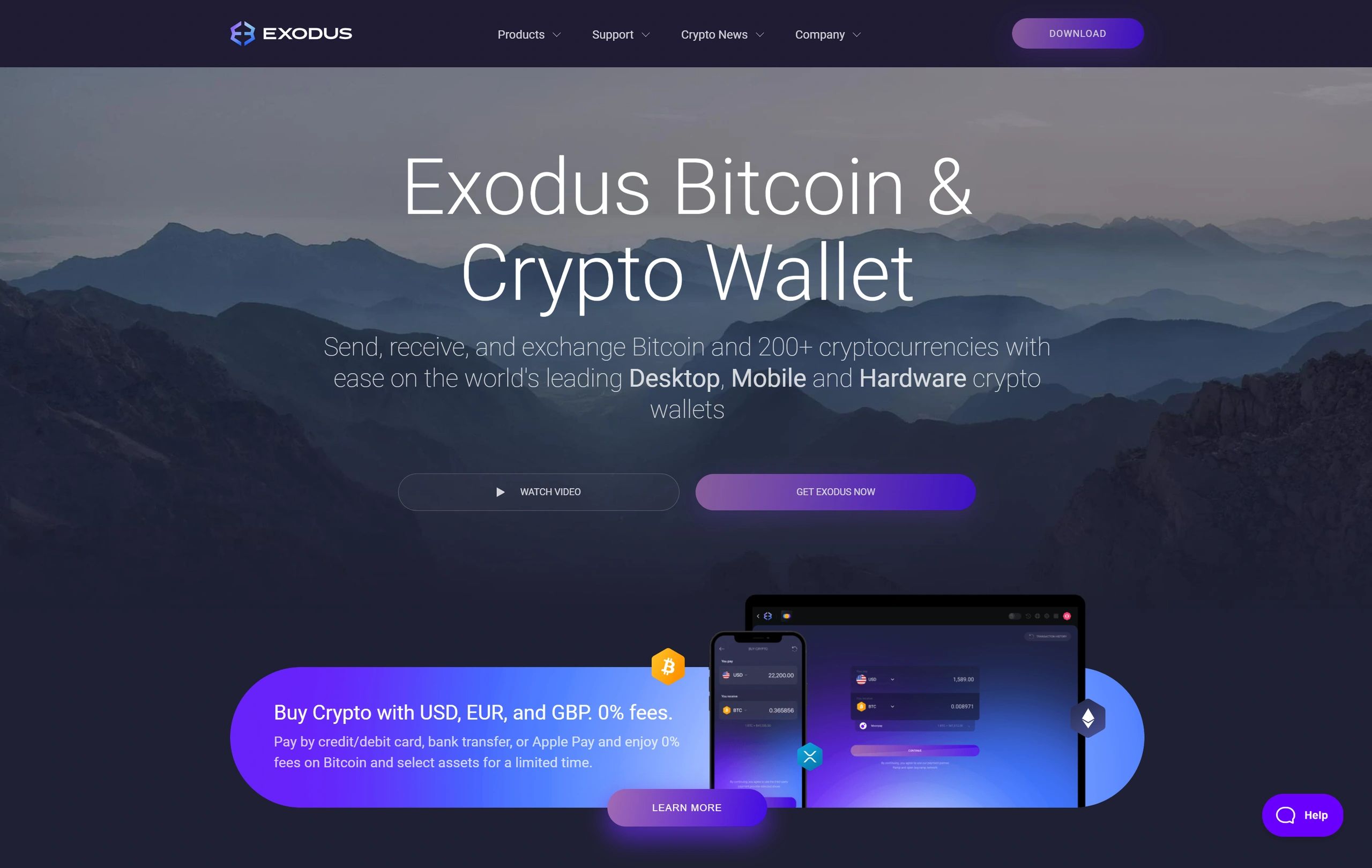 Exodus Wallet Best Crypto Wallet for Desktop & Mobile