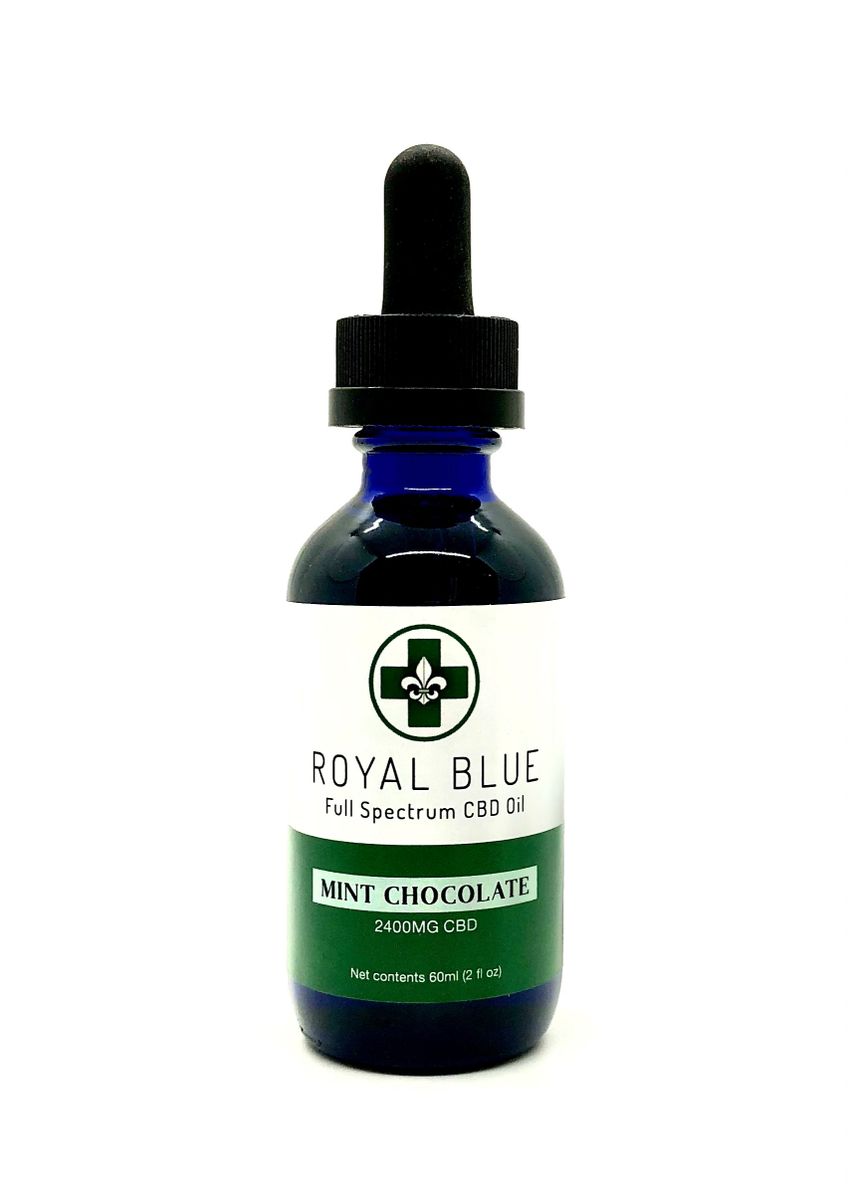 Royal Blue CBD Oil- Mint Chocolate 2400mg