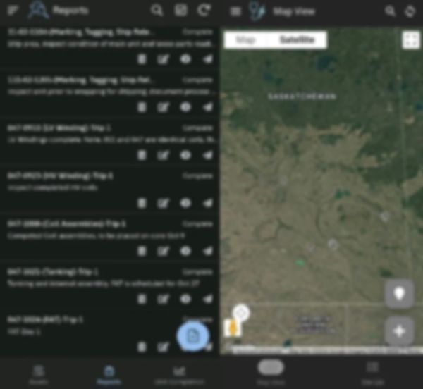 (image intentionally blurred for privacy) Custom web based apps for secure cross platform use.