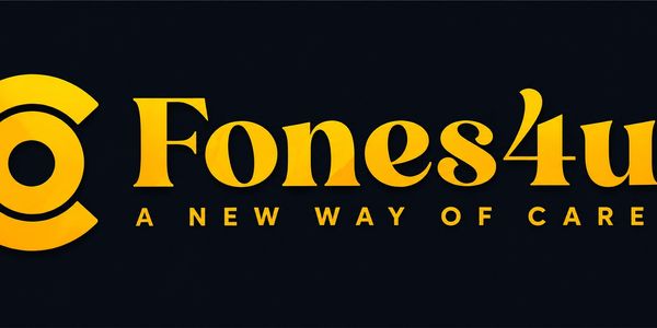 Logo of Fones4u with the tagline 'A New Way of Care'.