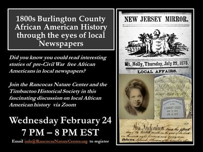Timbuctoo-Burlington County History-African American History-New Jersey History