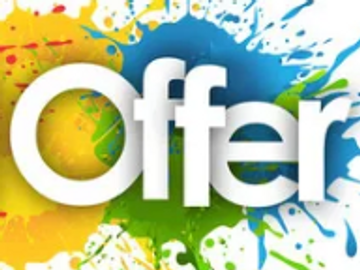 Special offer on block bookings.