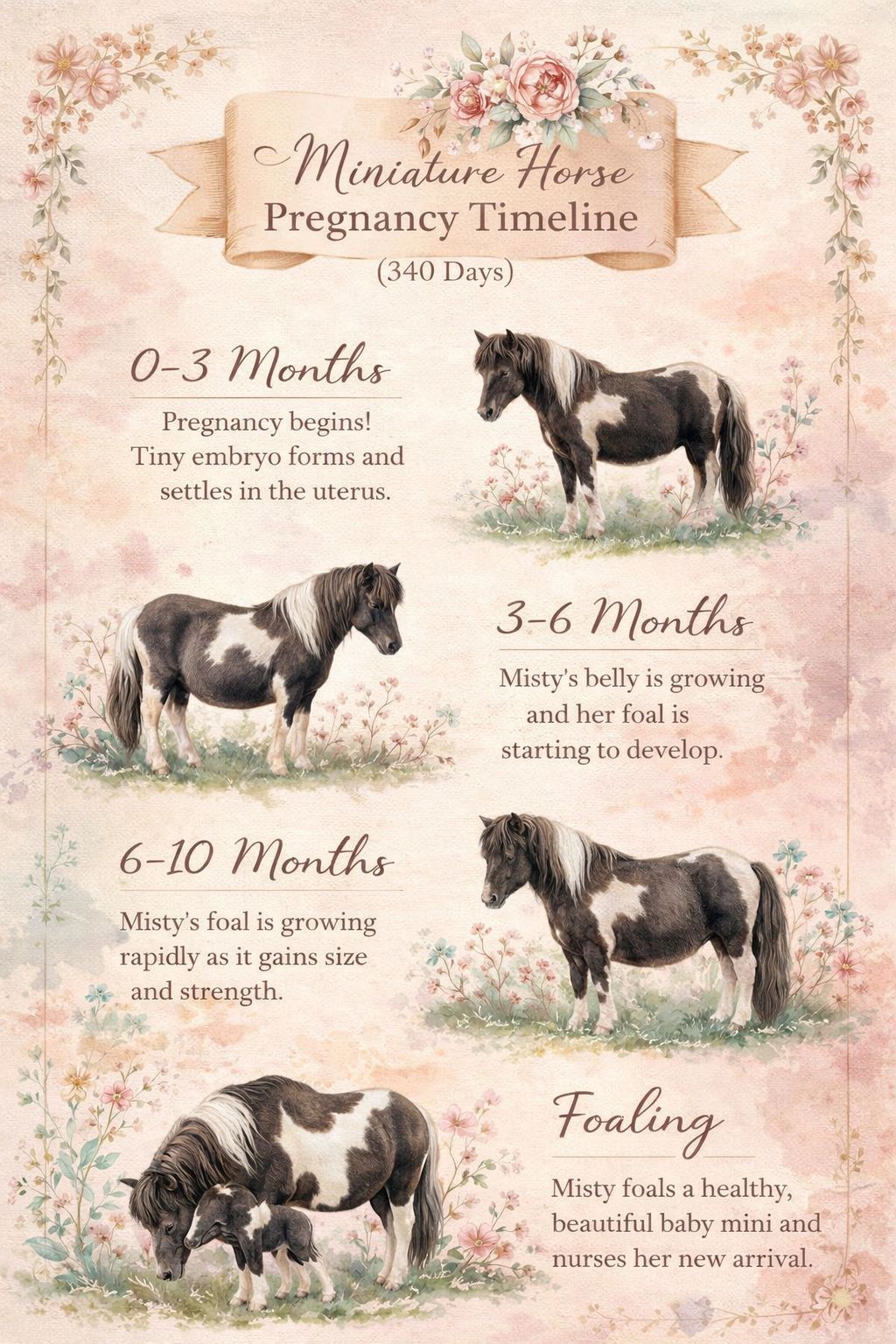 Miniature Horse pregnancy timeline Miniature Horse pregnancy timeline
