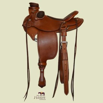 Buckaroo saddle