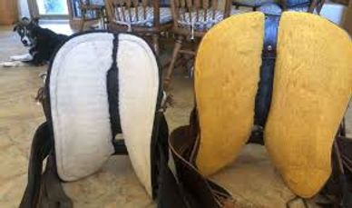 Underside of a typical western saddle