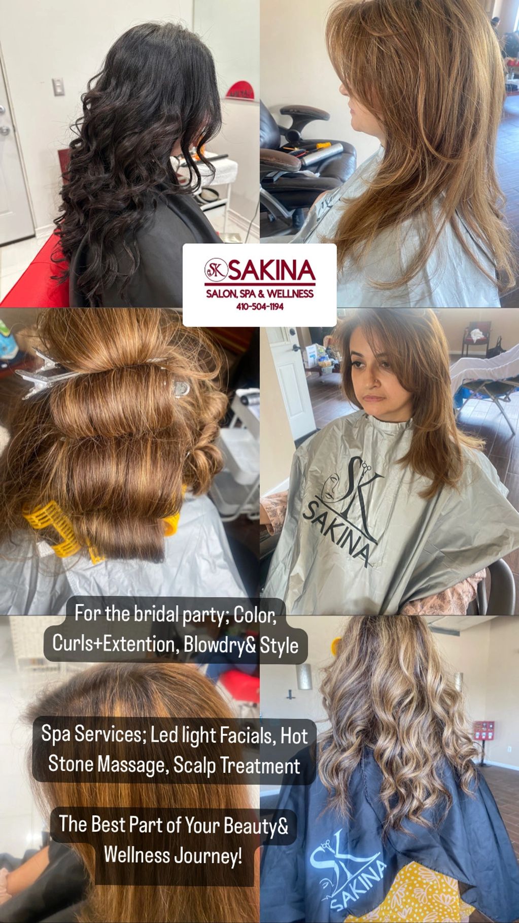 Hair  Services for the Bridal Party
