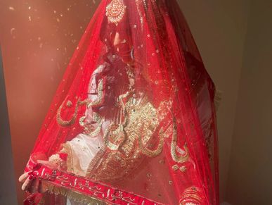 Bridal Dupatta Setting  