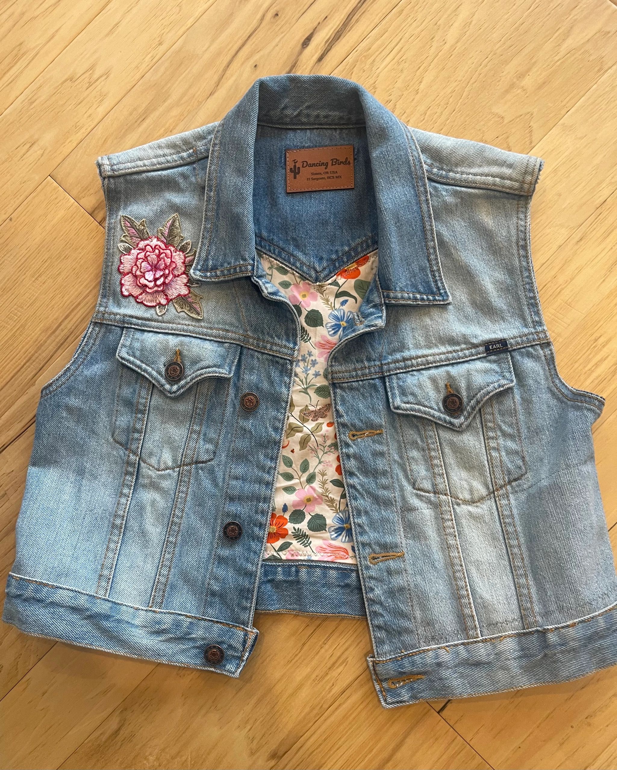 Dancing Birds Denim. 