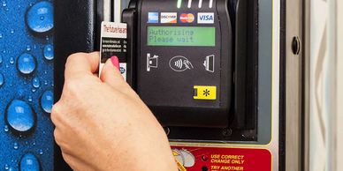 Credit card readers used for S&F Vending business