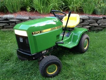 John Deere Tractor. We service and repair commercial and residential lawn tractors. 