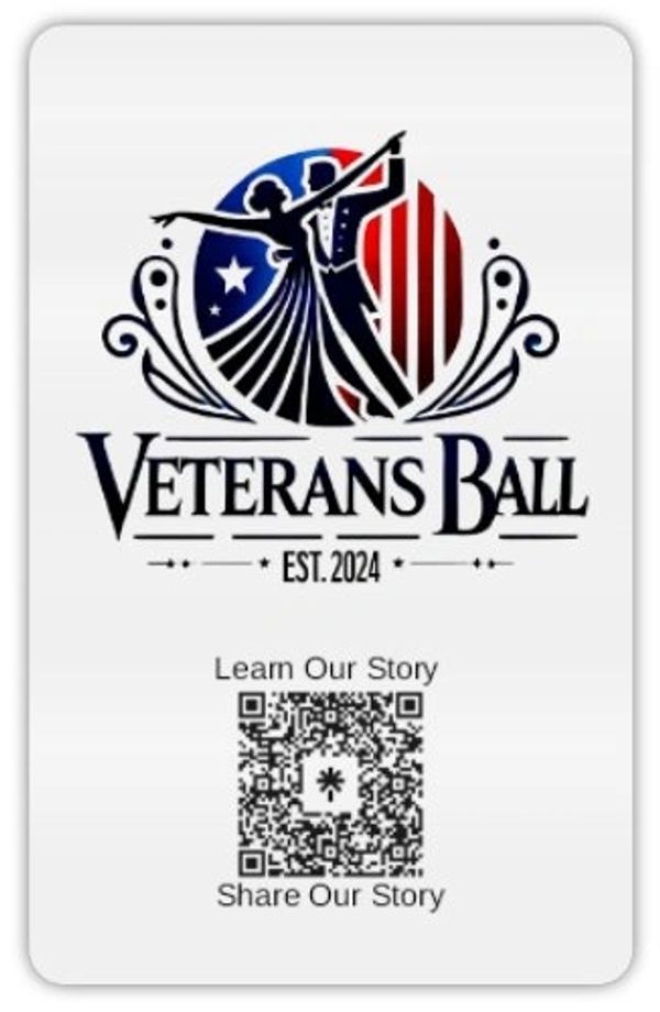 Veterans Ball Logo & Linktree QR Code